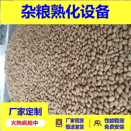 不锈钢隧道式低温烘焙亚麻籽设备亚麻籽熟化膳食纤维亚麻籽粉干燥