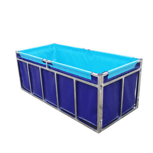 蓄水池支架活动养殖pvc用折叠帆布鱼池水族箱水池 支架鱼苗培育