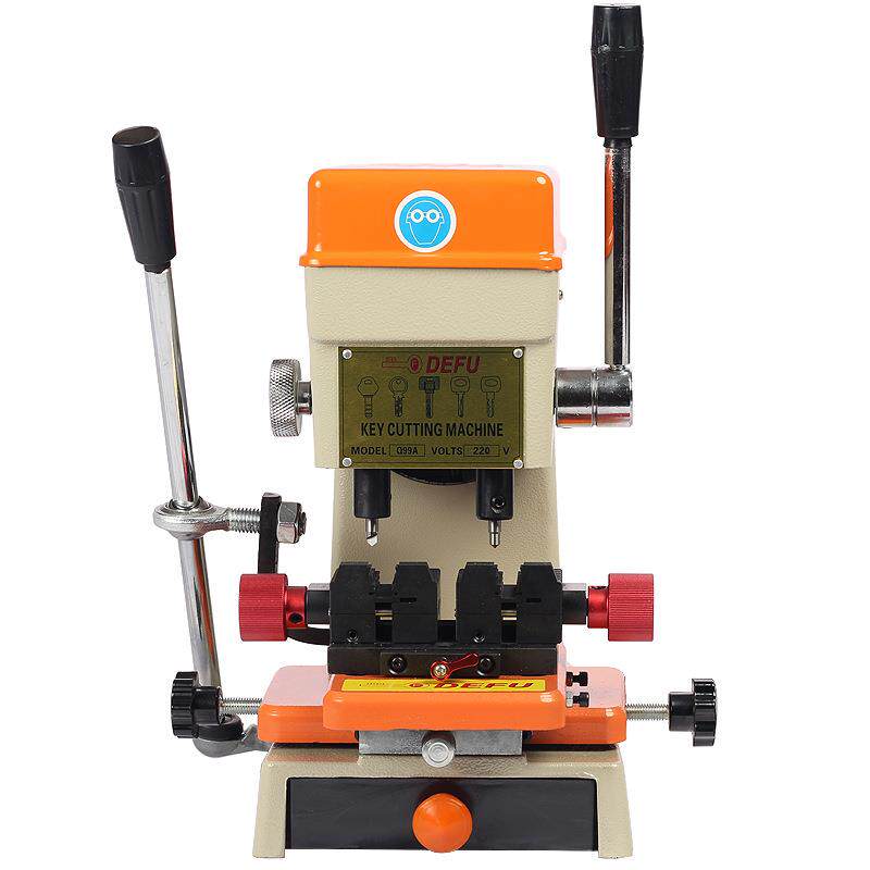 DF德富Q99A/Q99C新款多功能多槽夹具配钥匙机器立式机铣槽锁匙机