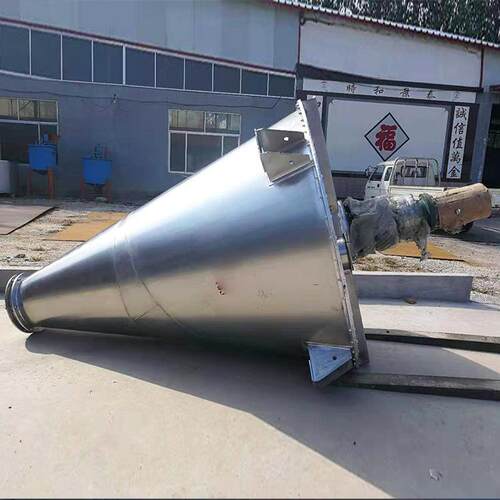 厂家供应2000L锥形混合机二维滚筒混合机双螺杆方锥形混合机