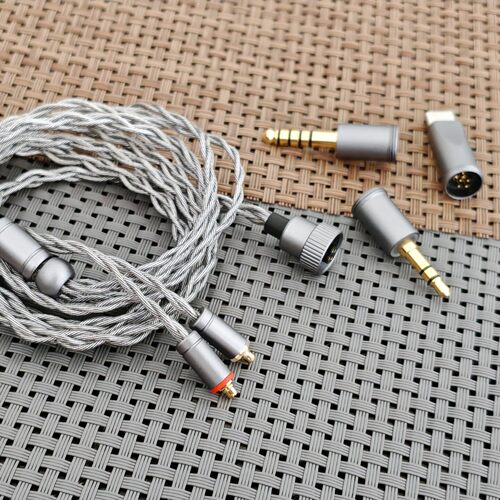 发烧级hifi升级线材石墨烯遮蔽线typeC平衡耳机线MMCX.0.78.A2DC.