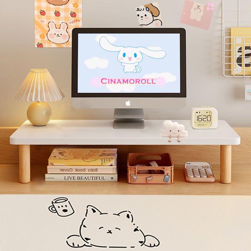 宿舍桌缝延长板桌子缝隙填充墙缝挡板寝室桌面电脑增高置物架定制