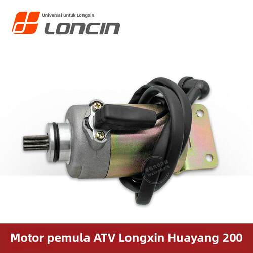 隆鑫沙滩车LX200-M华洋200AU巴山四轮车CVT175发动机启动马达电机