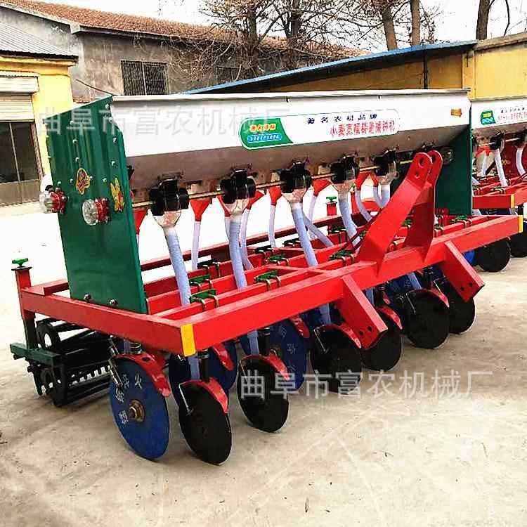 RLV小麦大播豆新型圆种盘小麦种植机平机车辙