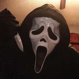 Halloween cosplay scary funny screaming face mask万圣节头套