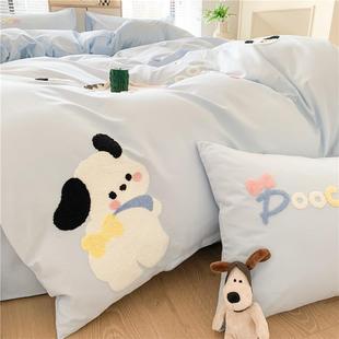 A类卡通纯棉床上四件套全棉2025孩新款 男童学生LYJ20250宿舍儿床