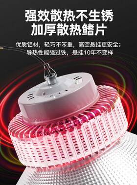 LED0工矿灯鳍片工房仓超库车间亮照明灯20KNEW超亮工厂业吊天棚灯