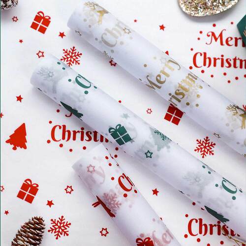 Christmas snow pear paper Pineapple flower wrapping paper