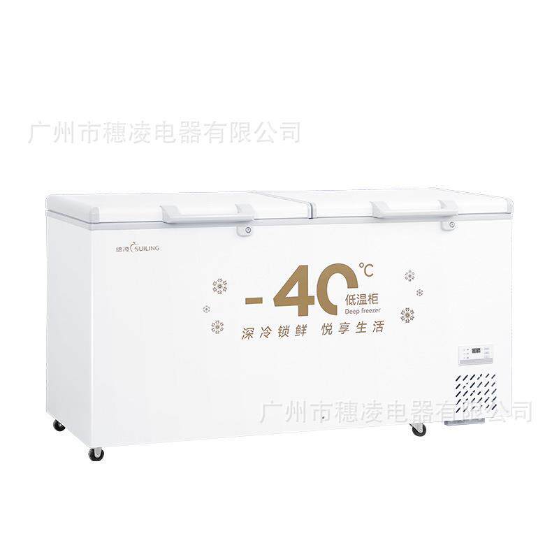 穗凌现货冰柜商用冷冻柜单温商业用可冷冻冷藏卧式冰箱源头工厂