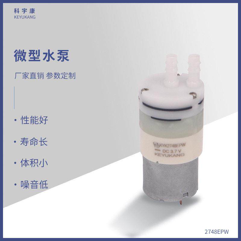 2748EPW微型水泵豆浆饮水机自吸泵吸黑头手持小气泡水气泵