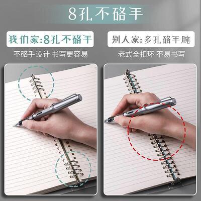 活页文件夹 punched folder A4 paper 3 hole binder ring file