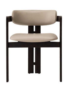 实木餐椅北欧家用设计师靠背洽谈椅扶手休闲0414 Gallotti&radice
