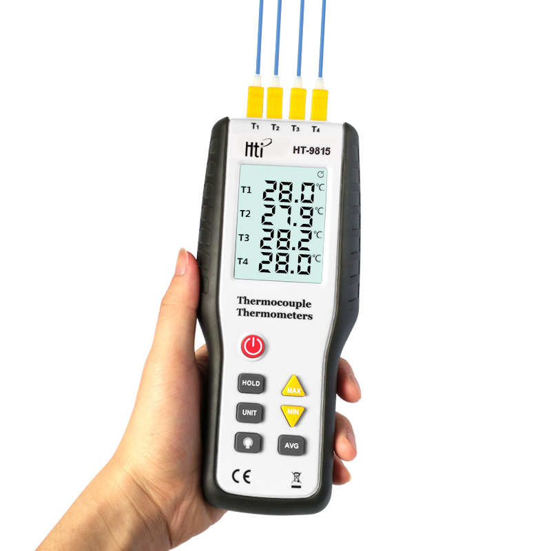 鑫思特HT9815热电偶测温仪 接触式温度计K型工业测温仪模具
