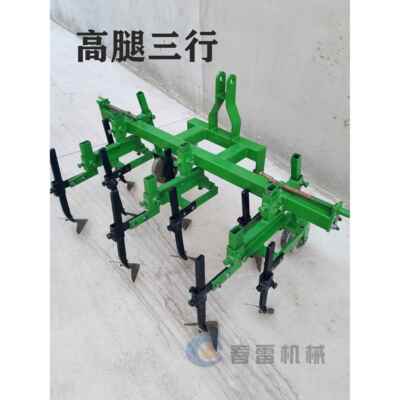 拖拉机带两行三行精品耘锄锄草机松土微耕起垄平垄锄草深松三铧犁