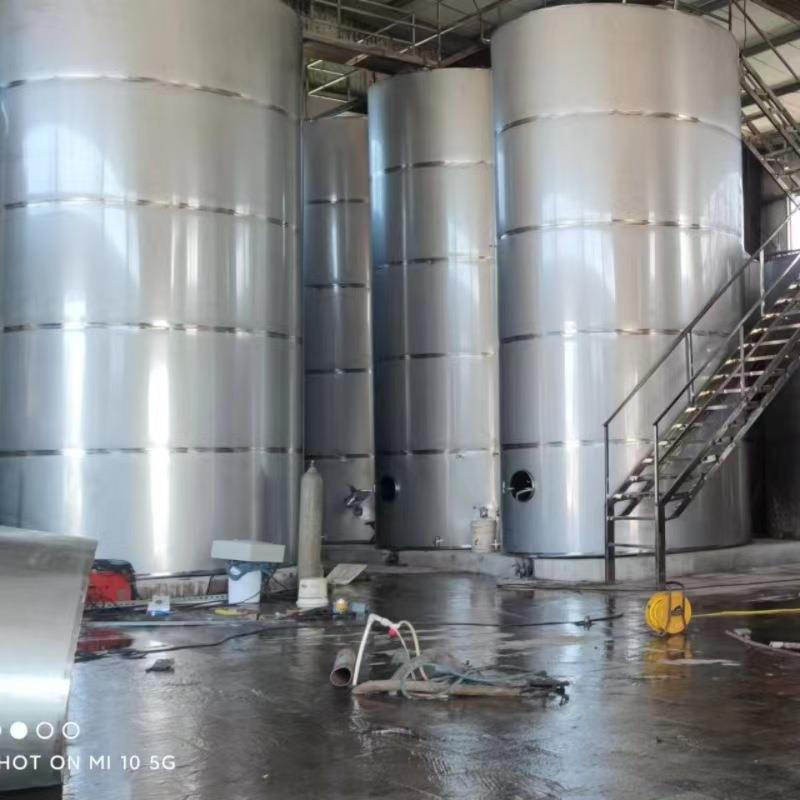 304不锈钢储罐压力容器10吨立式储罐食品级密封储酒器白酒储酒器