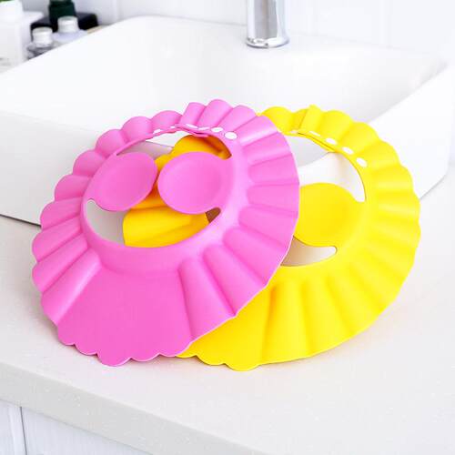 Waterproof Baby Shampoo Hat with Ear Protection, Adjustable