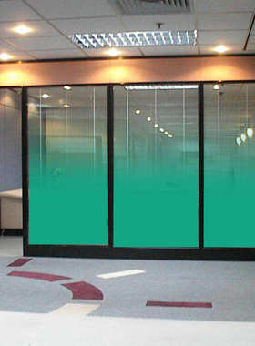 玻璃绿色玻璃服装店贴纸装饰渐变圆点窗户米贴膜1宽83办公室窗纸.