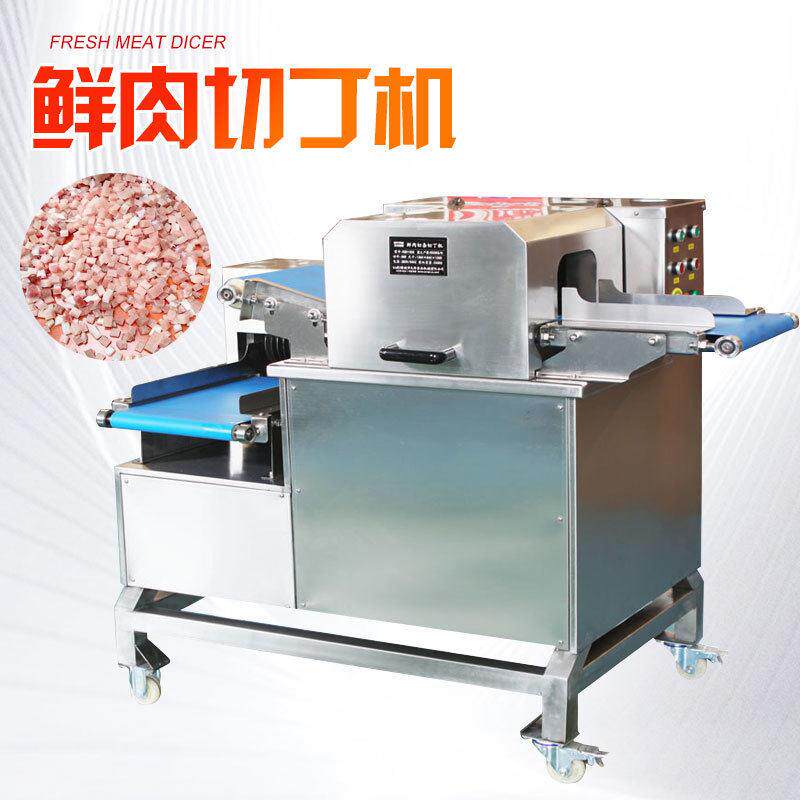 RQD600牛肉切丁机尺寸可定制 全自动冷鲜肉切块机新款猪肉切丁机