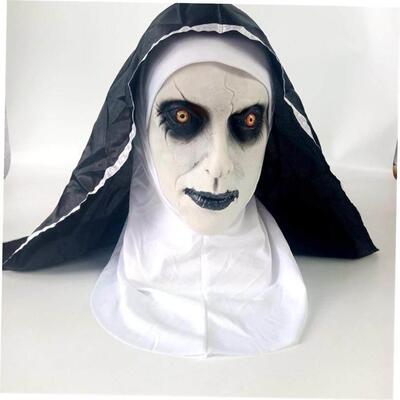 万圣节Halloween horror mask Prank latex headgear prank面具