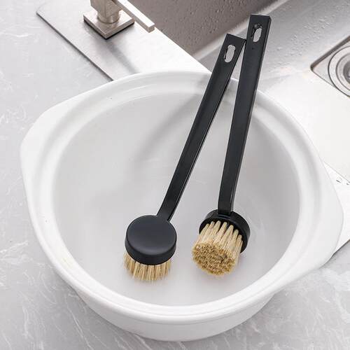 Long-handled pot scrubber, a handy small brush for home use