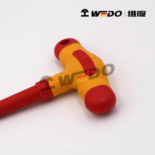 WEDO维度绝缘工具VDE认证工具绝缘注塑T型梅花扳手 IN532