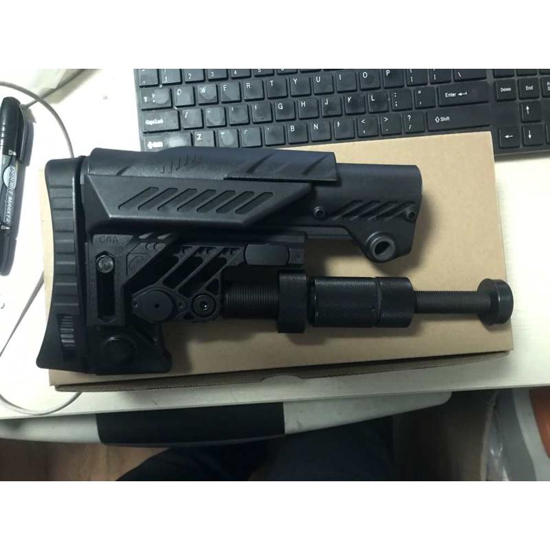 NERF软水弹CAA ARS M4尼龙SRS长短重大型撑架阻击尾托外观改配件