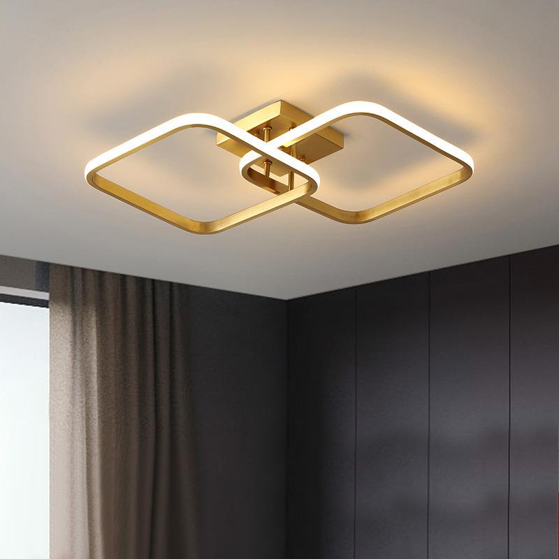 铝材灯饰现代简约led吸顶灯房间卧室灯跨境北欧餐厅客厅灯具