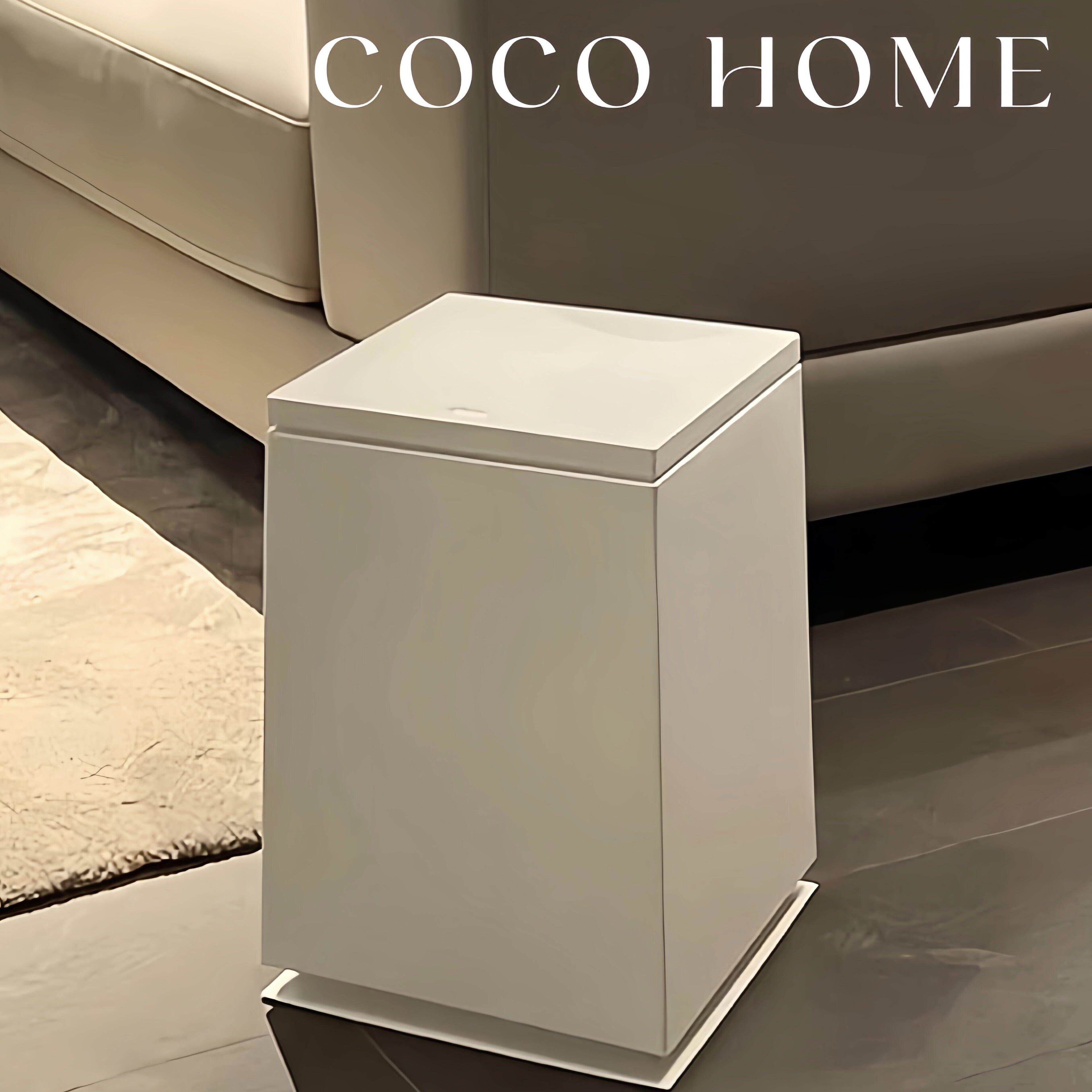 方形垃圾桶高级轻奢带盖子按压弹盖式客厅垃圾筒家用大容量双层纸