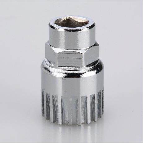 山地车中轴工具飞轮套筒 拆卸安装中轴方孔花键 自行车维修护工具
