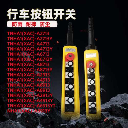 TNHA1(XAC)-8913Y带锁电动葫芦控制开关行车按钮起重机手柄 8913