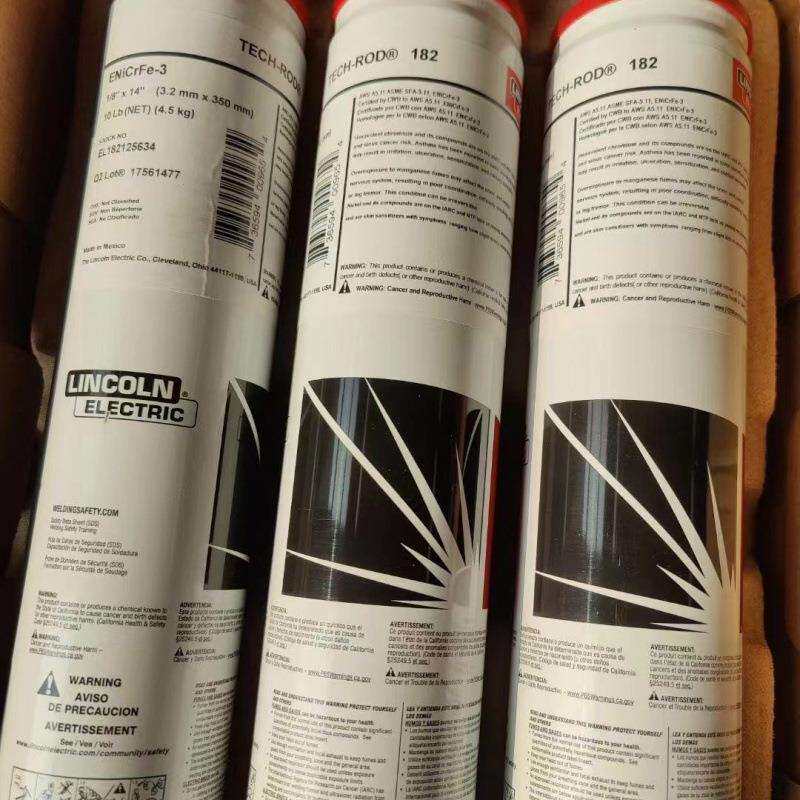 林肯Tech-Rod112 182 276镍基合金焊条ENiCrMo-3镍铬铁C276 625