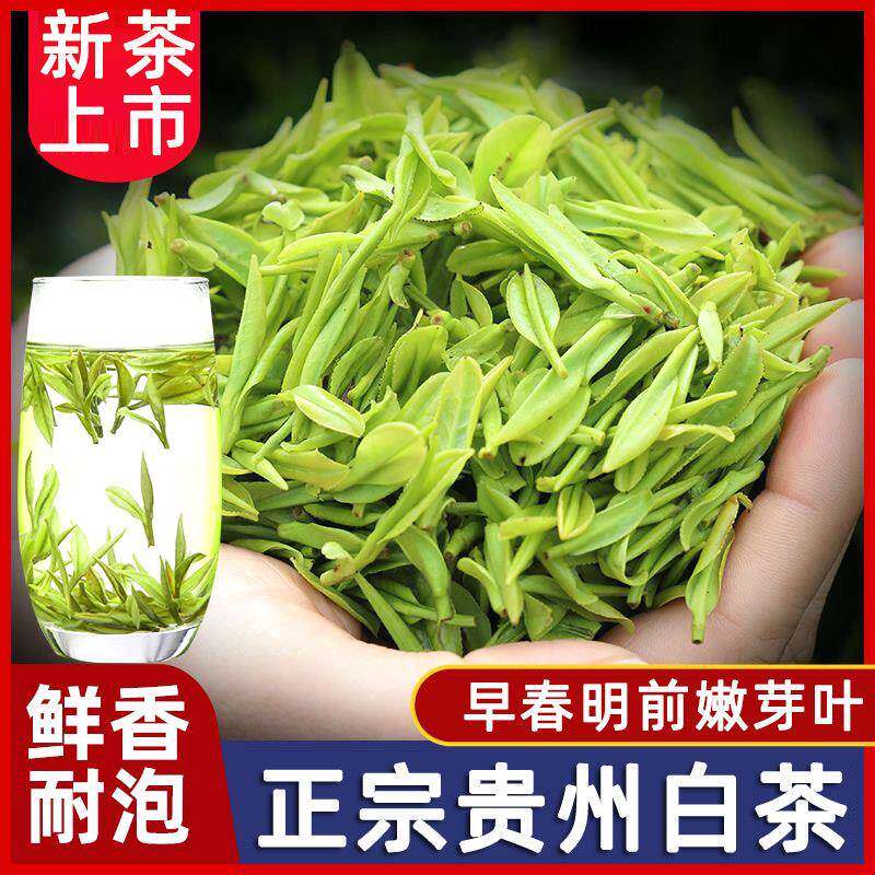 贵州正安白茶2026新茶叶特级高山黄金芽绿茶明前头采嫩芽礼盒罐装