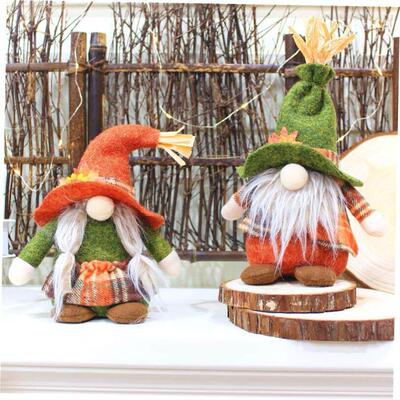 christmas decoration tree Scarecrow faceless doll pendant