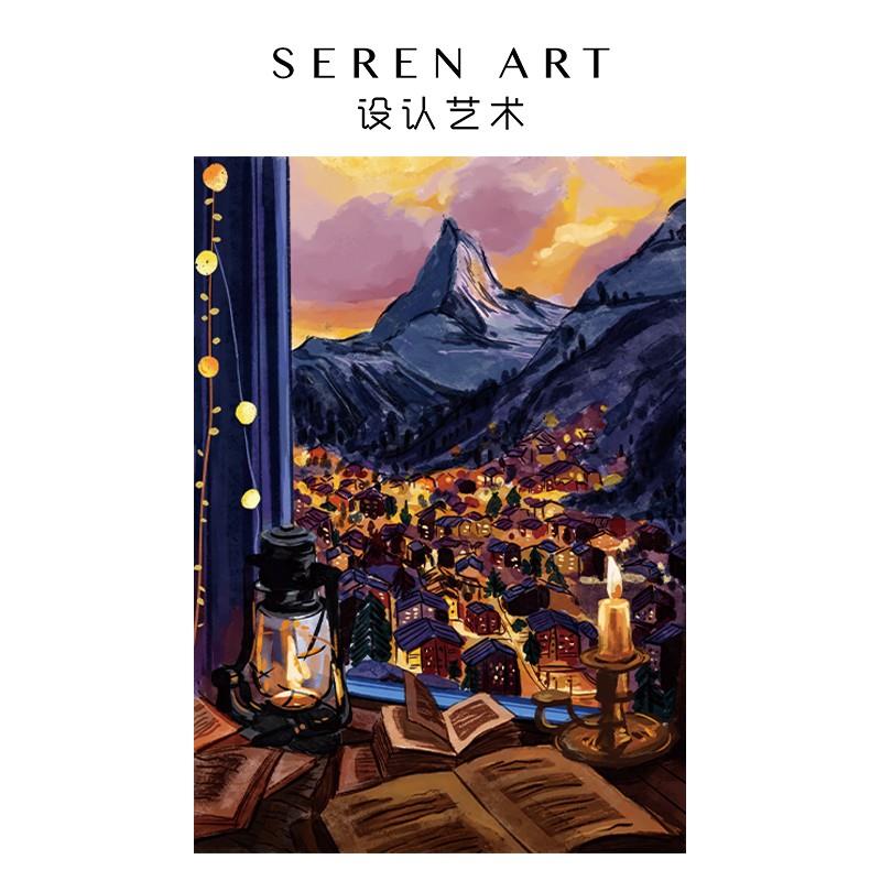 SEREN ART《阿尔卑斯的记忆》风景浪漫瑞士纪念旅行成人拼图500片