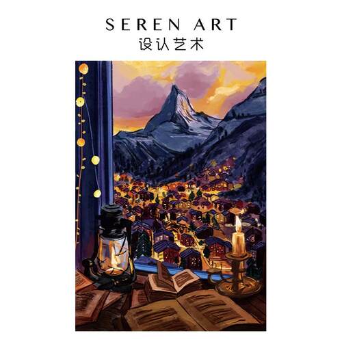 SEREN ART《阿尔卑斯的记忆》风景浪漫瑞士纪念旅行成人拼图500片