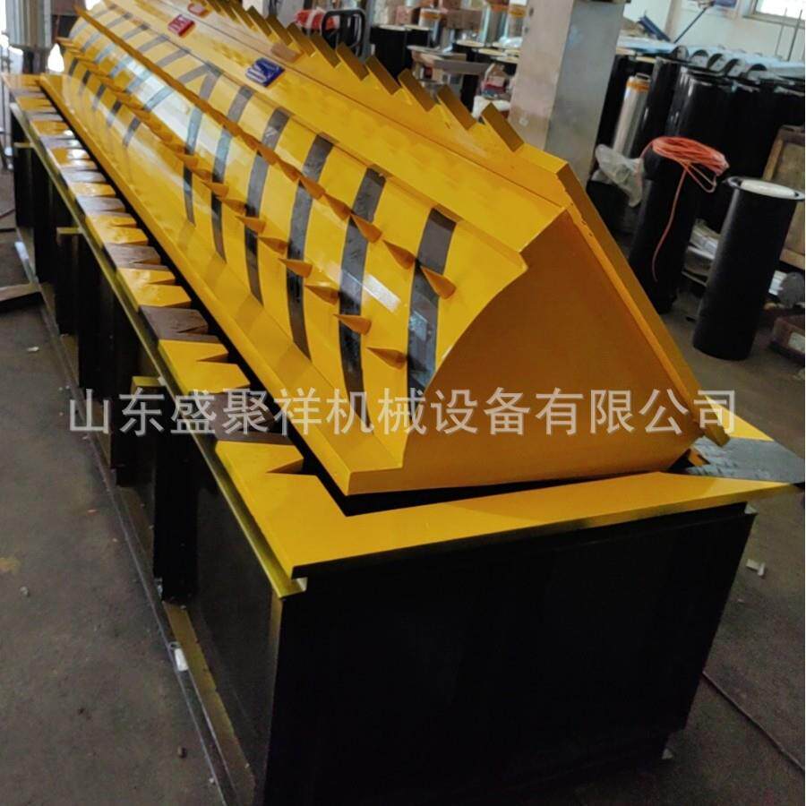 出入口防冲撞设施学校遥控防撞墙路障机 路口全自动升降路障设备