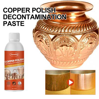 Jaysuing Copperware and Brass Cleaner, Removes Oxidation and