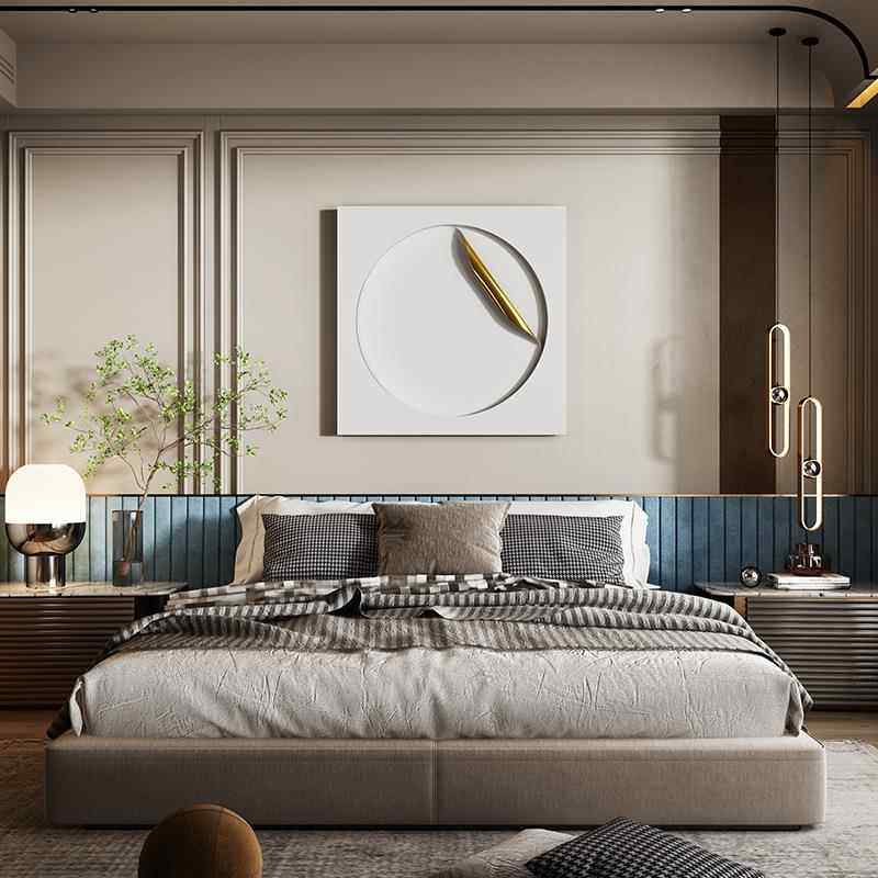 轻奢极简铁艺壁饰客厅墙面装饰挂件餐厅玄关卧室创意金属墙饰壁挂