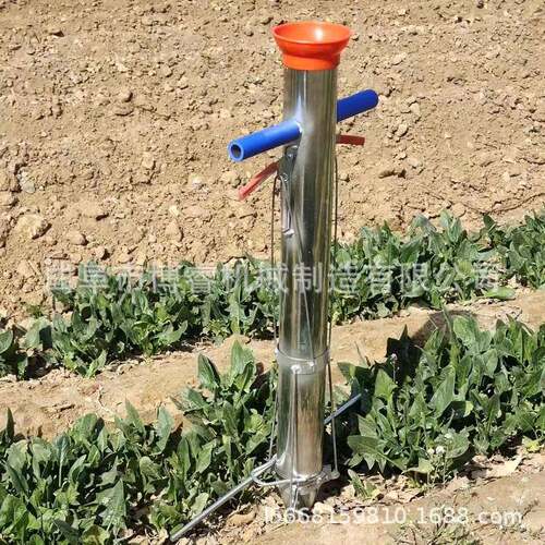 单手柄栽苗机茄子烟苗移栽机蔬菜秧苗移栽机厂家手动移栽器视频
