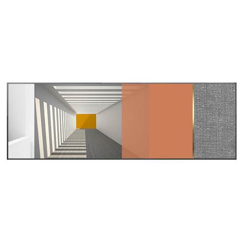 橙空现代简约风格餐厅装饰画酒店卧室床头挂画客厅沙发墙壁画