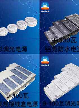 小尺寸80瓦100瓦防水调光电源CE认证质保5年室外调光电源