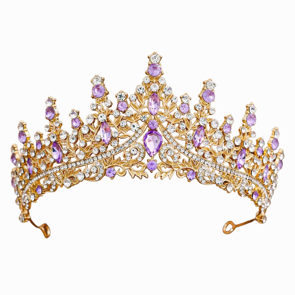 万圣节跨境合金皇冠黑色皇冠配饰