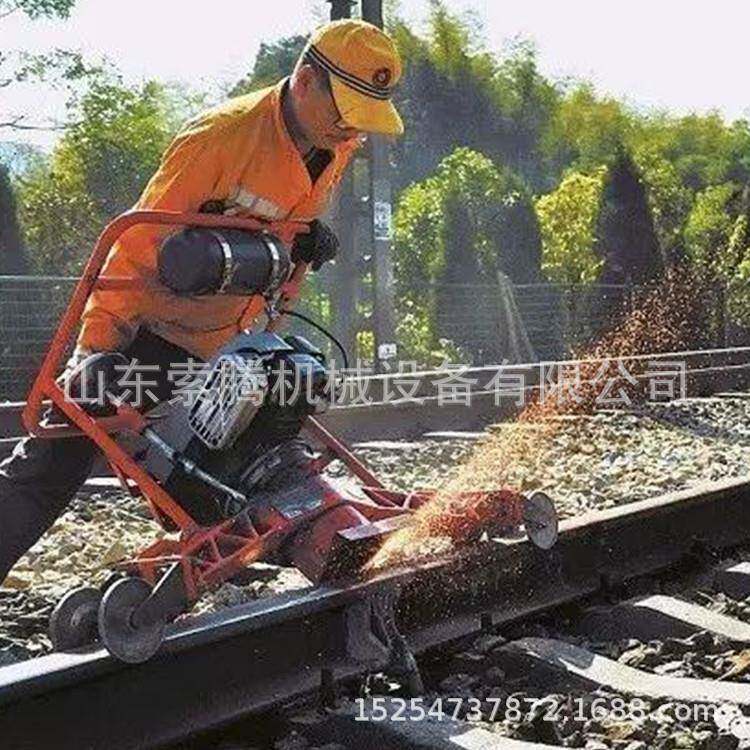 厂家 钢轨断面仿形打磨机 手提式汽油钢轨打磨机 质优价廉