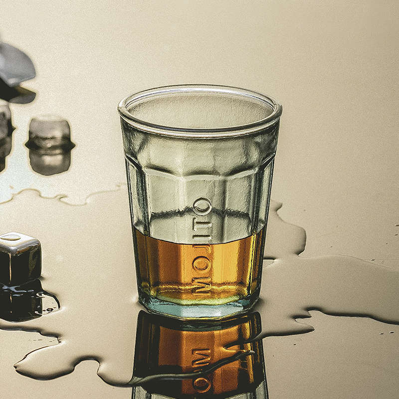 玻璃杯复古洋酒啤酒杯子饮料威士忌家用杯进口vsm果汁西班牙喝水