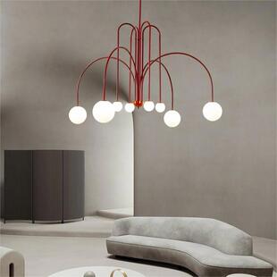 客厅灯具大全客厅吊灯法式 中古风轻奢魔豆艺术餐厅卧室主灯