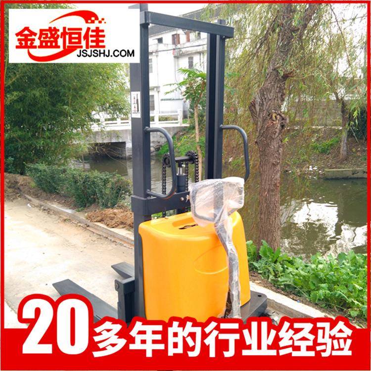 金盛恒佳手推半电动堆车CTD-P型半电动无腿配重式堆车