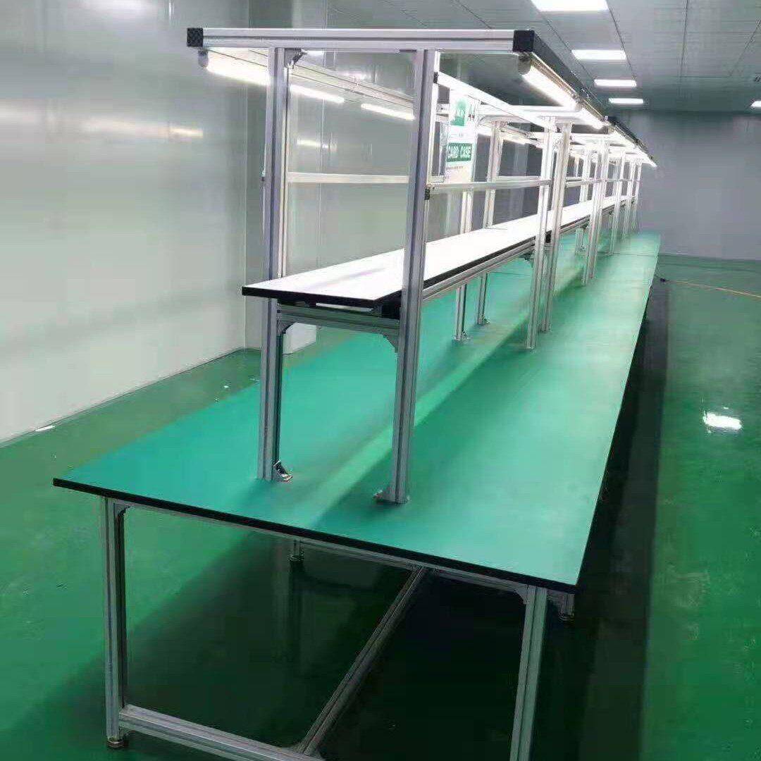 防静电台带灯手机维修台车间流水线家电子路板维修桌装配质检