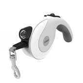 中小狗狗外出自动伸缩牵引绳一键制动遛狗器宠物用品led灯牵引带