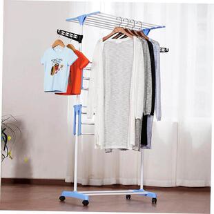 fold laundry garment clothes hanger rack dryer 杆衣架 drying