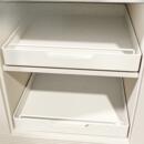 橱柜拉篮厨房调料收纳盒带滑轨免安装 收纳箱夹缝收纳箱子金属